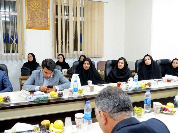 نشست معاون پیشگیری و تشخیص توانبخشی سازمان آموزش پرورش استثنایی کشور با مدیران مرکز  استان