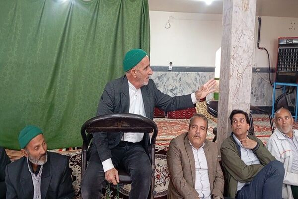 میز خدمت در مسجد جامع شهر بار نیشابور