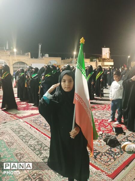 چهلم دانش آموزان میناب در حسینیه شاه ولی تفت