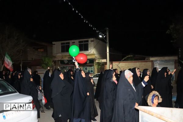 شور انقلابی مردم روستای باقرآباد قم