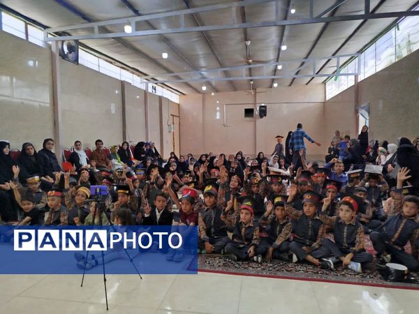 جشن الفبا دانش‌آموزان پایه اول دبستان شهید پسندیده فدافن