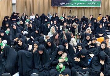 مراسم شیرخوارگان حسینی در کامیاران 