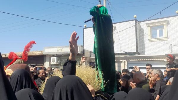 تعزیه ورود اسرا به شام سنت دیرینه‌ی روستای جندان