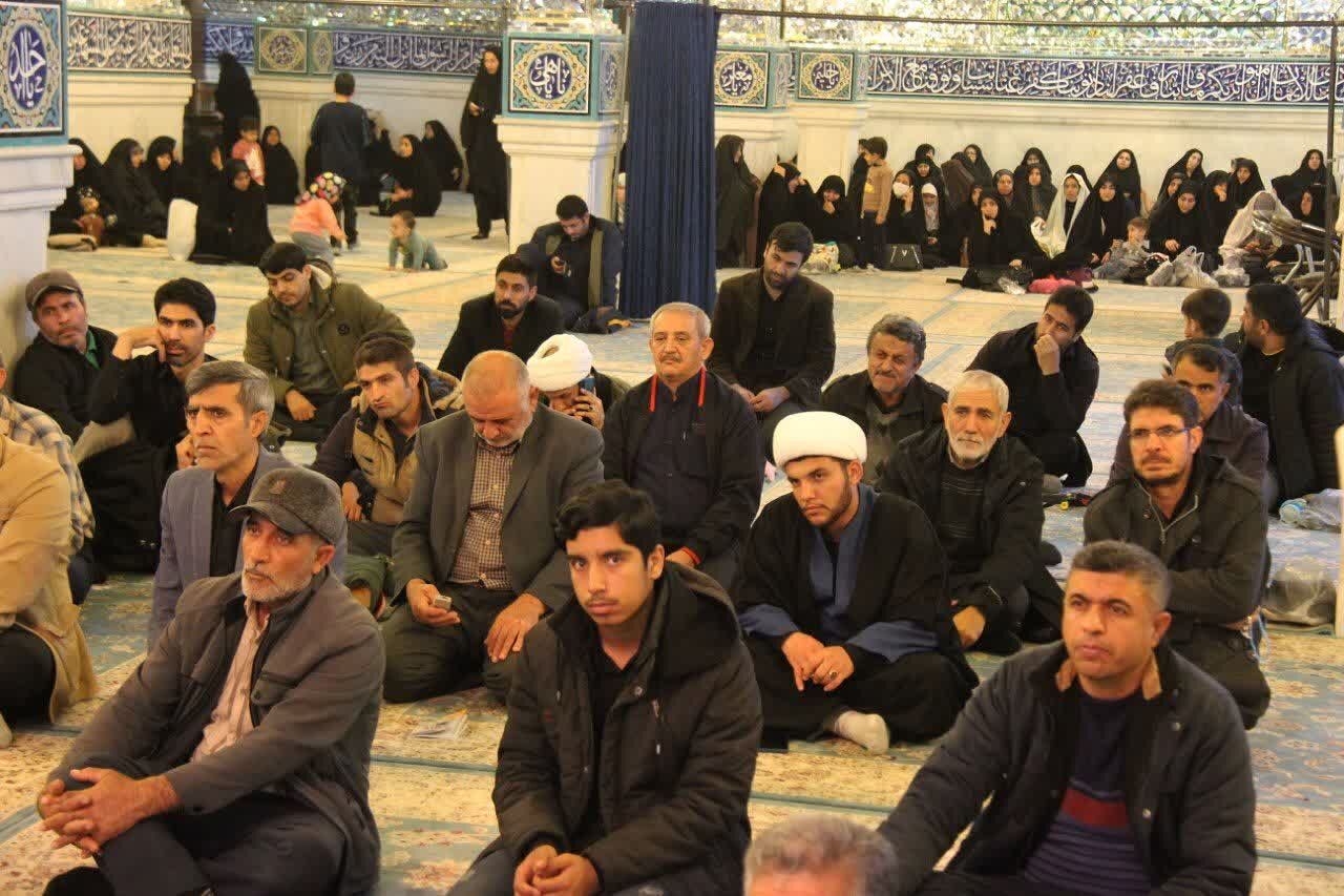 مراسم شب‌های فاطمیه در حرم امامزاده عباس بن موسی (ع) بجنورد 