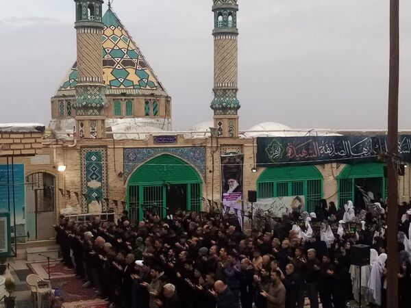 لحظات انس با خدا در نماز عید فطر شهر کهک