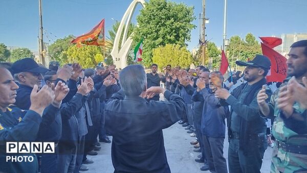 نورآباد در سوگ تاسوعای حسینی غرق در ماتم شد