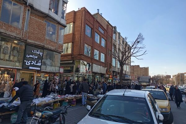 حال و هوای بازار تبریز در عید 