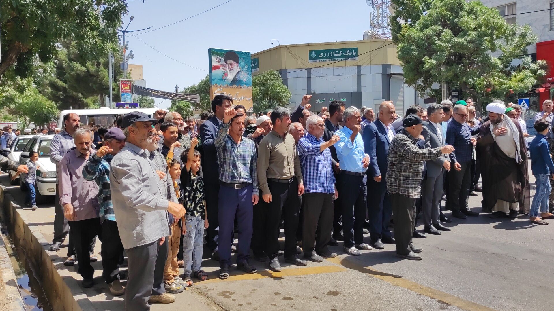 راهپیمایی جمعه‌های خشم و نصر همزمان با سراسر کشور در شیروان