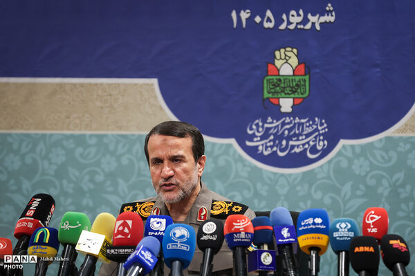 نشست خبری سالگرد هفته دفاع مقدس