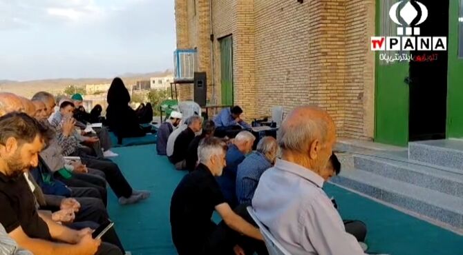 دعای  پرشور عرفه در بخش آسفیچ شهرستان بهاباد 