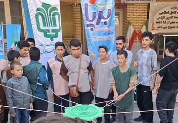 شادی و نشاط دانش آموزان قم در اردوی توانمندسازی برپا
