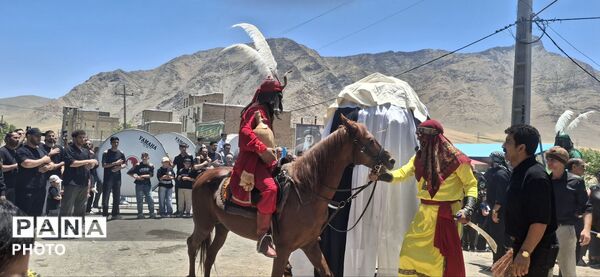 روستای ازناو غرق در ماتم عاشورای حسینی