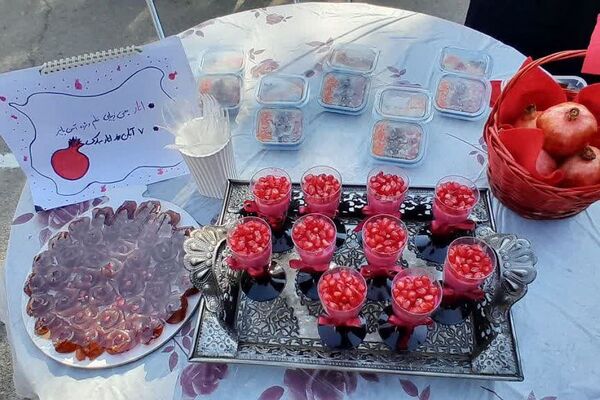 جشنواره انار در دبیرستان حجاب ورامین 