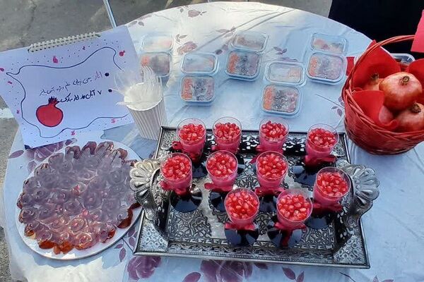 جشنواره انار در دبیرستان حجاب ورامین 