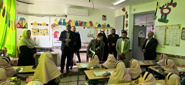بازدید میدانی رئیس ستاد شاهد استان از دبستان شاهد شهدای دانش‌آموز کردکوی