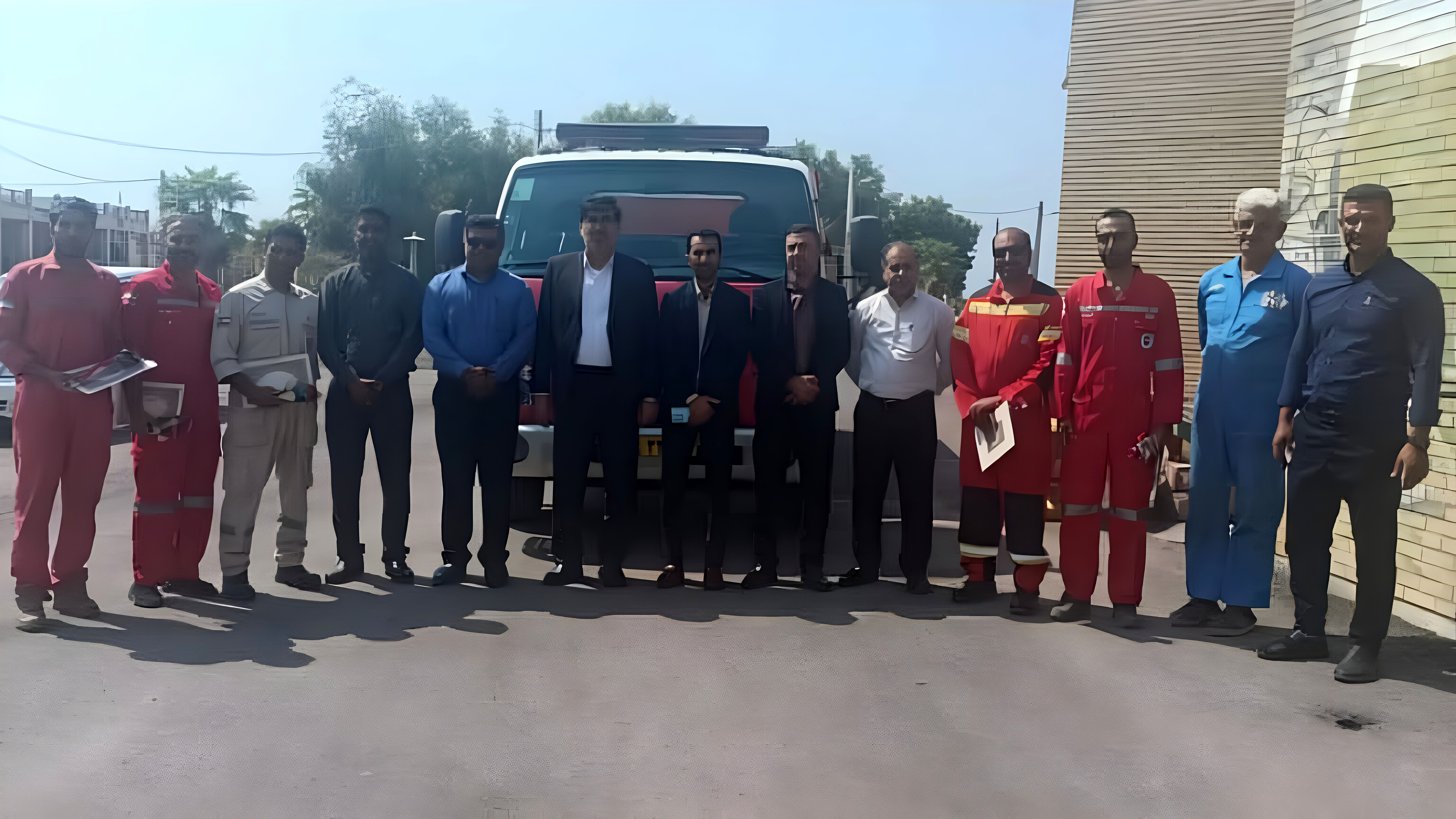 تقدیر فرماندار و شهردار بوموسی از آتش‌نشانان جزیره