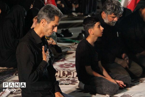 سوگواری شب شهادت پیامبر اکرم(ص) و امام حسن مجتبی(ع) در جنب استانداری یزد