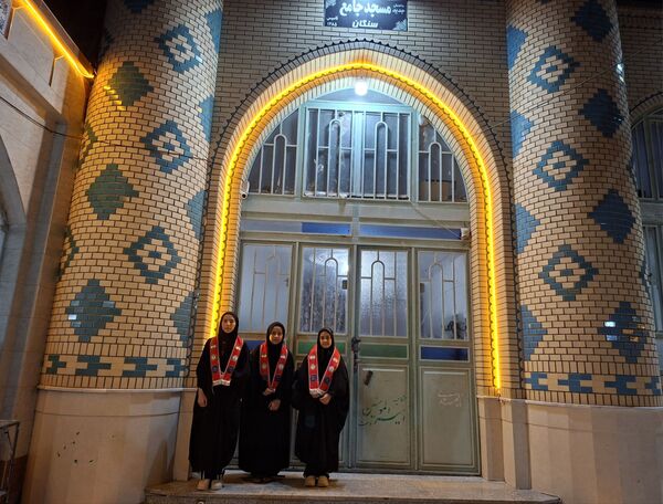 مراسم اعتکاف دانش آموزی آموزشگاه مریم سنگان شهرستان رشتخوار