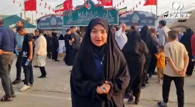  عشق در پیاده روی موکب های اربعین در استان ایلام