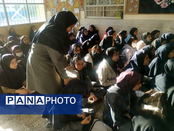 مراسم شهادت حضرت زهرا (س) در دبیرستان رفعت