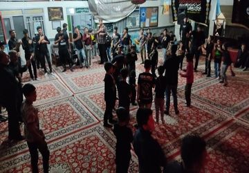 مراسم عزاداری اباعبدالله الحسین(ع) در مسجد جامع شهر بار 