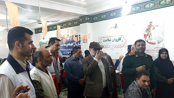 کاروان سلامت و ایستگاه سلامت در شهرستان محمودآباد