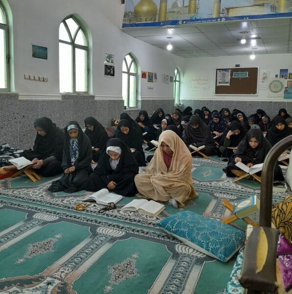فعالیت گسترده دانش‌آموزان در ایام البیض
