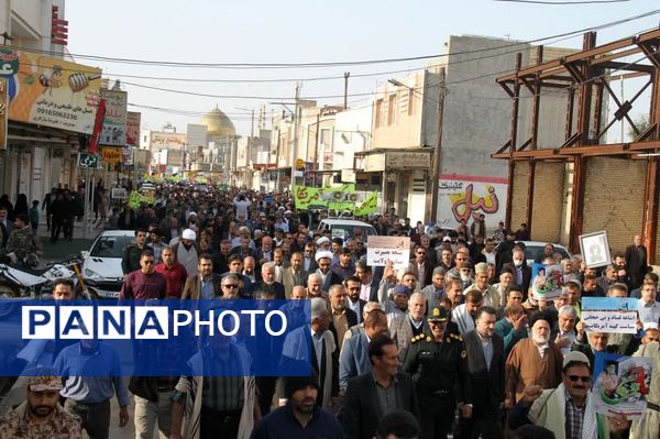 تجدید بیعت مردم بهبهان با انقلاب اسلامی در حماسه ۹ دی