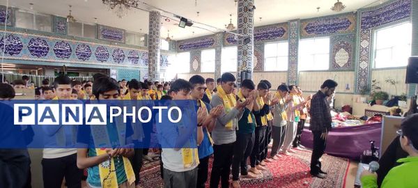 لحظاتی با معتکفین پیشتاز «مدرسه فلسطین» 