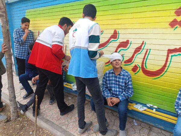 مانور زلزله و ایمنی در مدارس شهرستان ورامین 