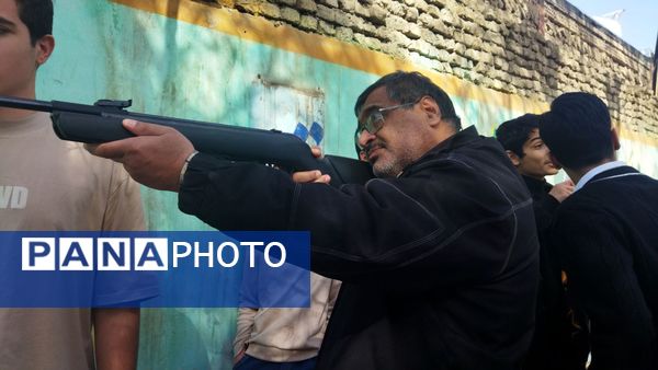 مسابقات تیراندازی یادواره شهدای امنیت دانش آموز نیشابوری 