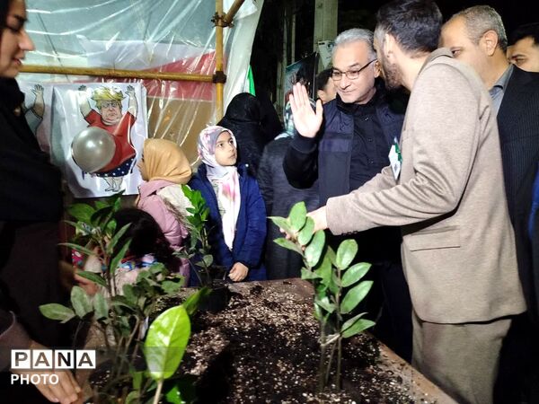 زنگ بیعت دانش‌آموزان علی آباد کتول