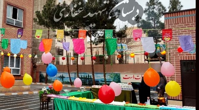 دبستان شهید غفاری میزبان شادی‌های صاحب‌‌زمان(عج) 