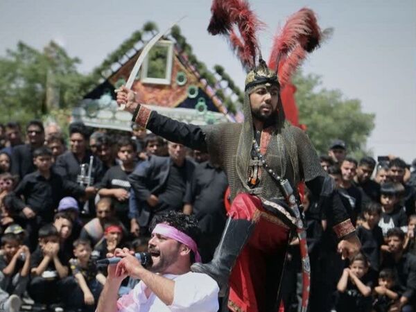 شبیه خوانی عاشورا در روستای فدافن