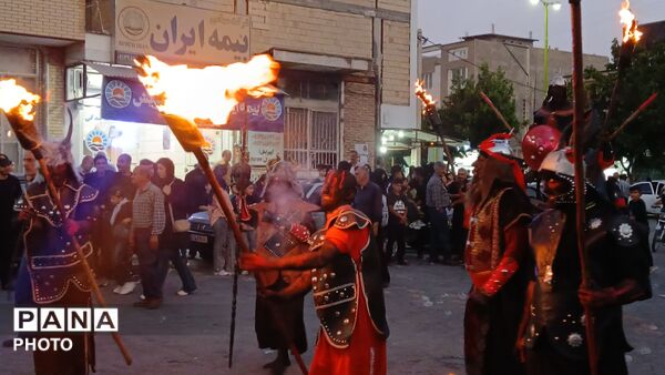 حرکت کاروان نمادین عاشورایی  فرخشهر