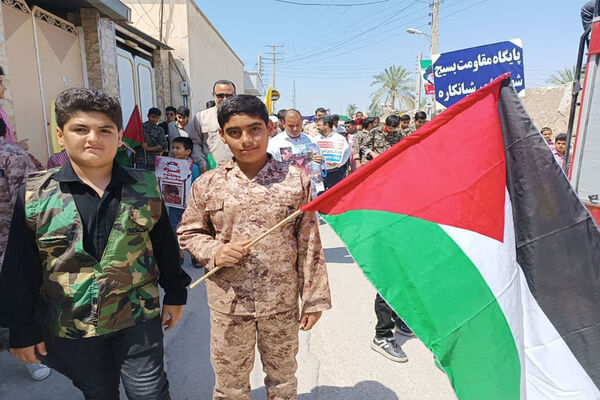 راهپیمایی روز قدس در تنگستان، شبانکاره، سعدآباد و بوشهر