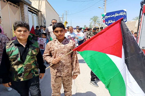 راهپیمایی روز قدس در تنگستان، شبانکاره، سعدآباد و بوشهر