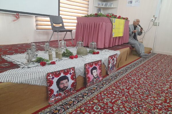گرامیداشت یاد شهید سید حسن نصرالله در دبیرستان شاهد تکتم مشهد