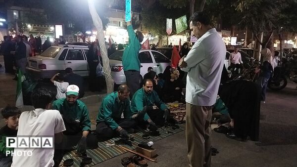 موکب واکس صلواتی روستای کفکی در اجتماعات مردمی بلوار فضل نیشابور 
