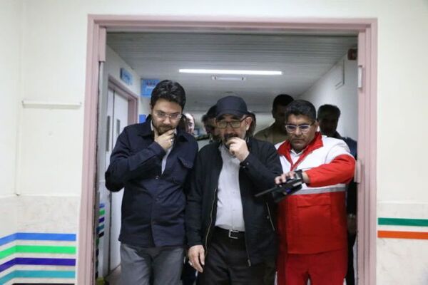 بازدید استاندار خراسان رضوی از مناطق زلزله زده و مصدومان آن در کاشمر 