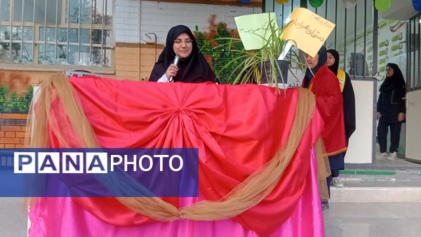 مراسم ولادت حضرت زینب(س) و روز پرستار در دبیرستان عطیه