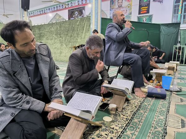 مراسم احیا شب بیست و یکم ماه مبارک رمضان در مسجد امام خمینی(ره) حسن آباد جرقویه