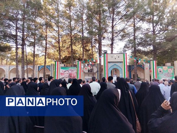 چهلم شهید امنیت هادی میر آبادی در بهشت فضل نیشابور 