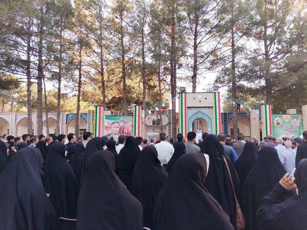 چهلم شهید امنیت هادی میر آبادی در بهشت فضل نیشابور 