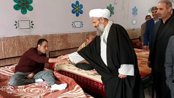 مهر نوروزی مسئولان در مرکز توانبخشی شهید بلبلی اهر