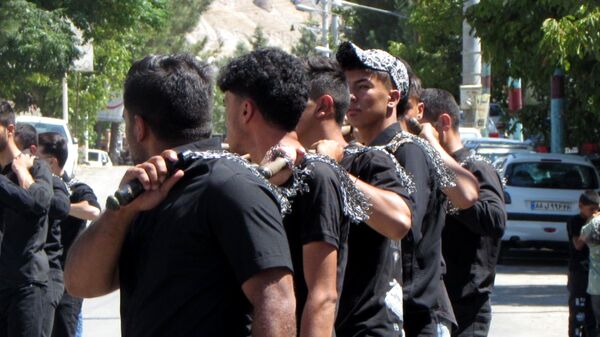  مراسم جاماندگان اربعین در روستای تحت منظر 
