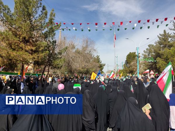 راهپیمایی ۲۲ بهمن در دیار حاج قاسم سلیمانی