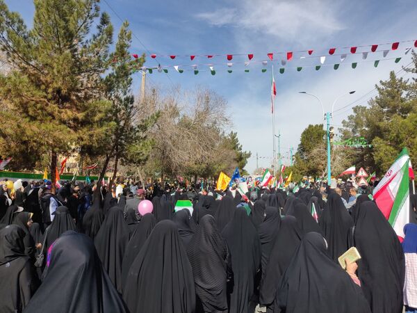 راهپیمایی ۲۲ بهمن در دیار حاج قاسم سلیمانی