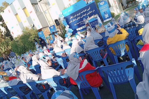 آیین افتتاحیه توزیع شیر رایگان در مدارس ابتدایی استان فارس