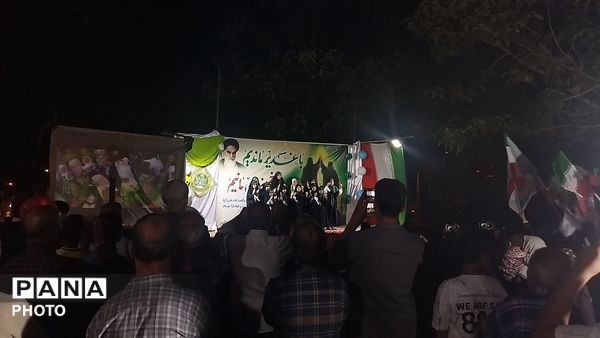 نود و پنجمین شب از شب های مقاومت بلوار جمهوری نیشابور در قاب پانا 